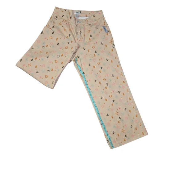 Cortefiel Eco-Friendly Women’s Palazzo Wide-leg Silhouette‎ Geometric Print - Picture 7 of 8